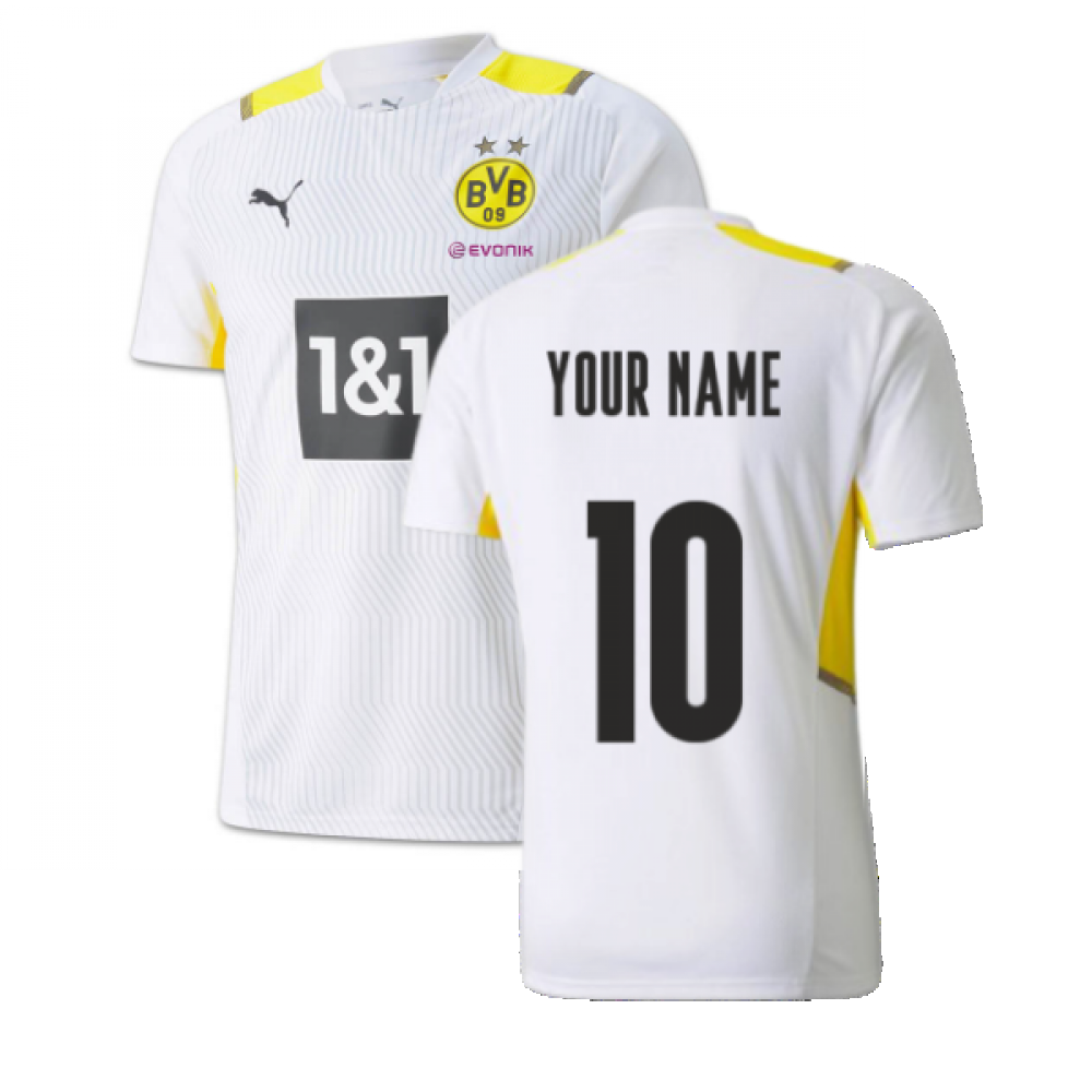 Rand bloed Altaar 2021-2022 Borussia Dortmund Training Jersey (White) (Your Name)  [75906308-223895] - $60.12 Teamzo.com