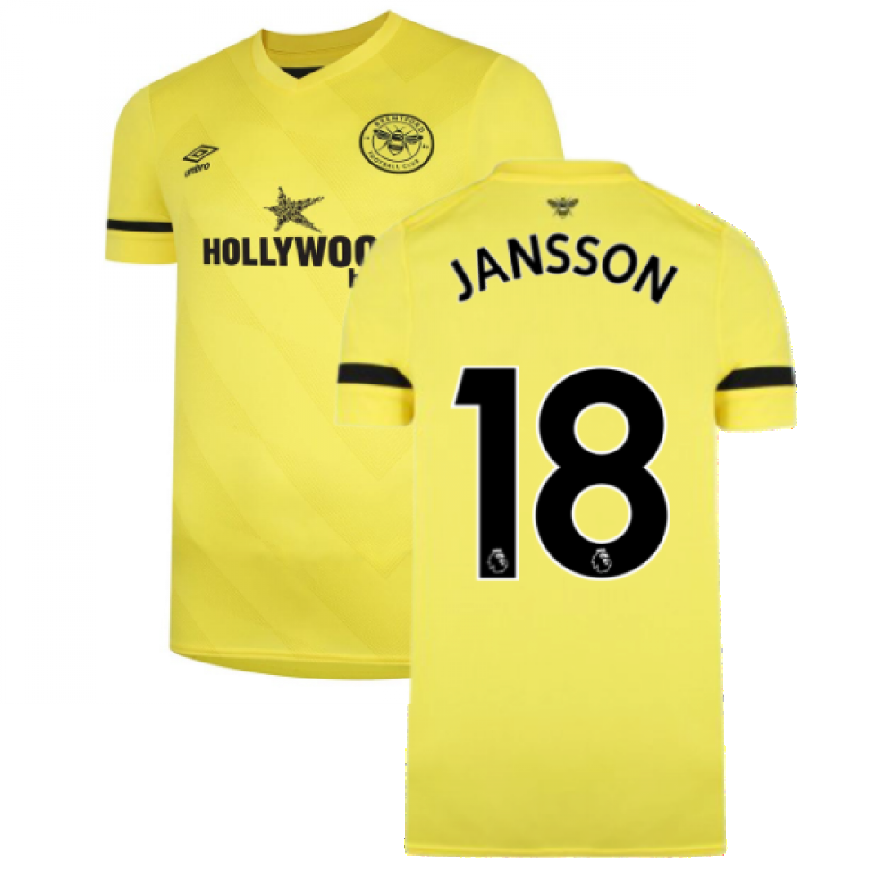 2021-2022 Brentford Away Shirt (JANSSON 18)