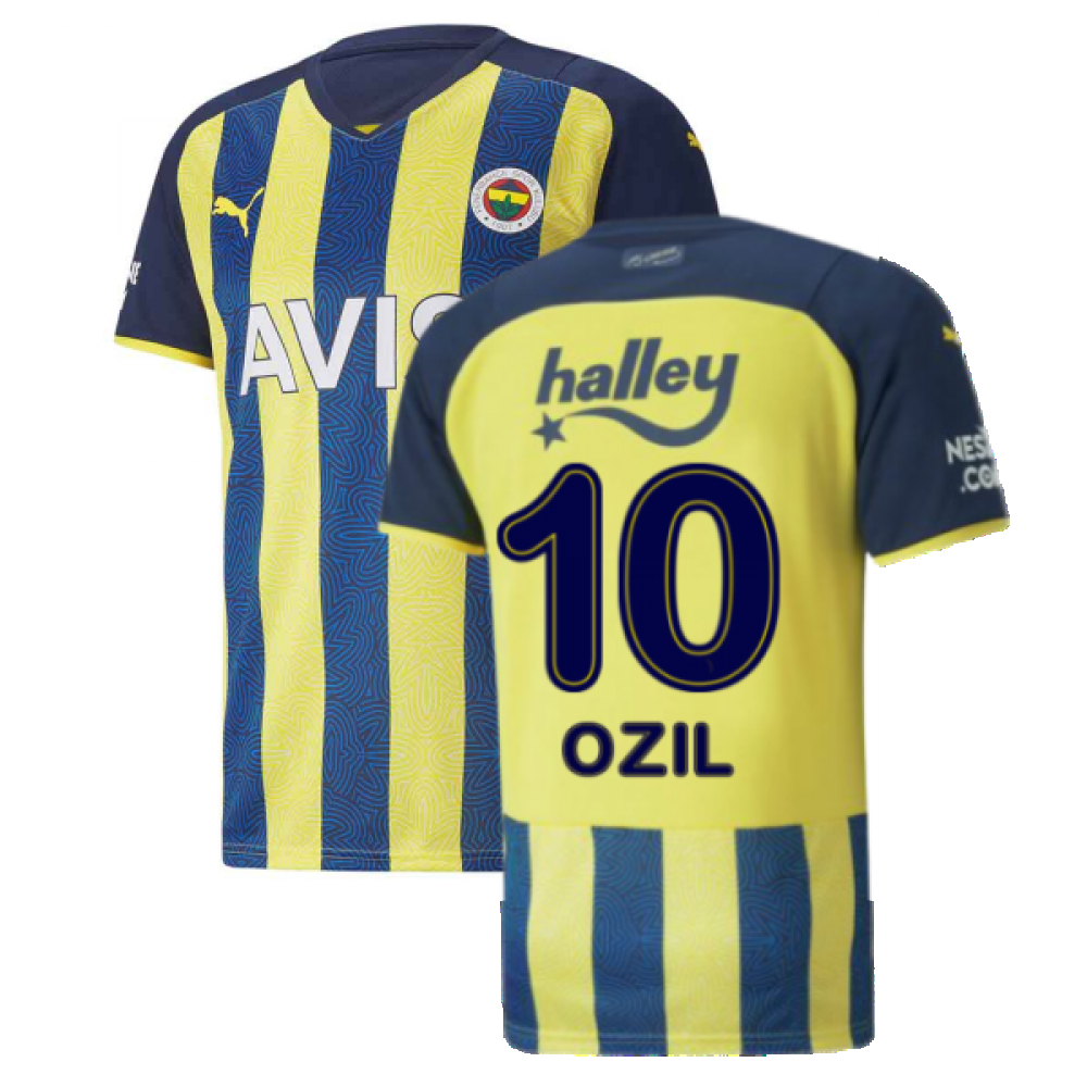 2021-2022 Fenerbahce Home Shirt (Ozil 10)