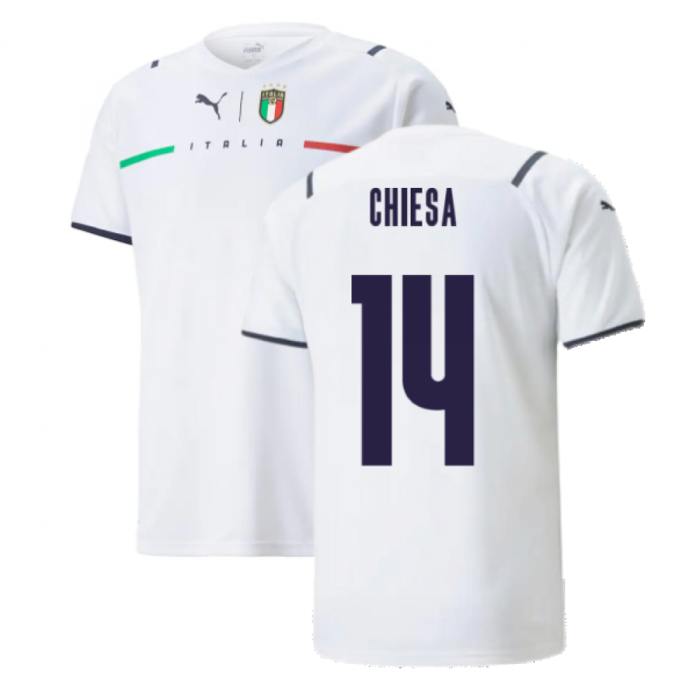 2021-2022 Italy Away Shirt (Kids) (CHIESA 14)