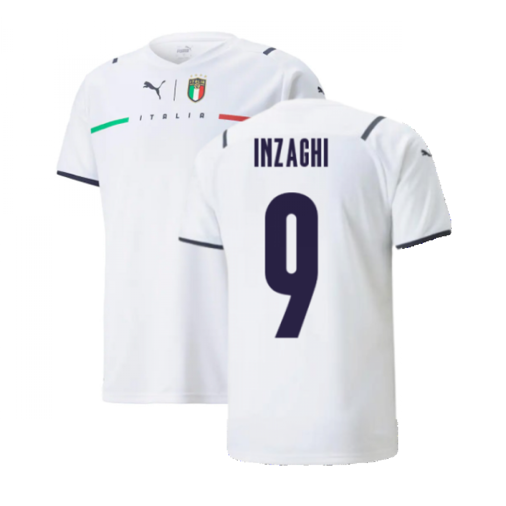 2021-2022 Italy Away Shirt (Kids) (INZAGHI 9)