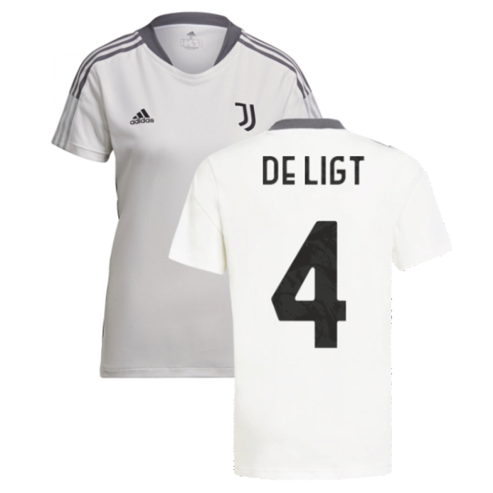 2021-2022 Juventus Training Shirt (White) - Ladies (DE LIGT 4)