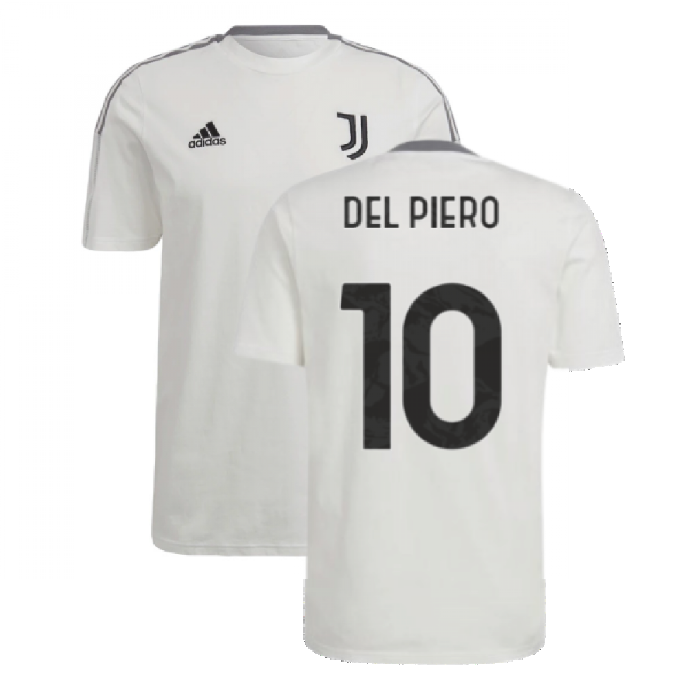 2021 2022 Juventus Training Tee White Del Piero 10 Gr2971 219474 54 96 Teamzo Com