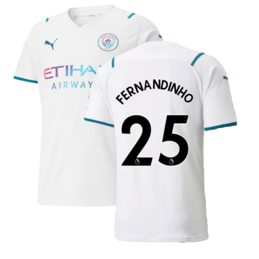 2021-2022 Man City Away Shirt (FERNANDINHO 25)