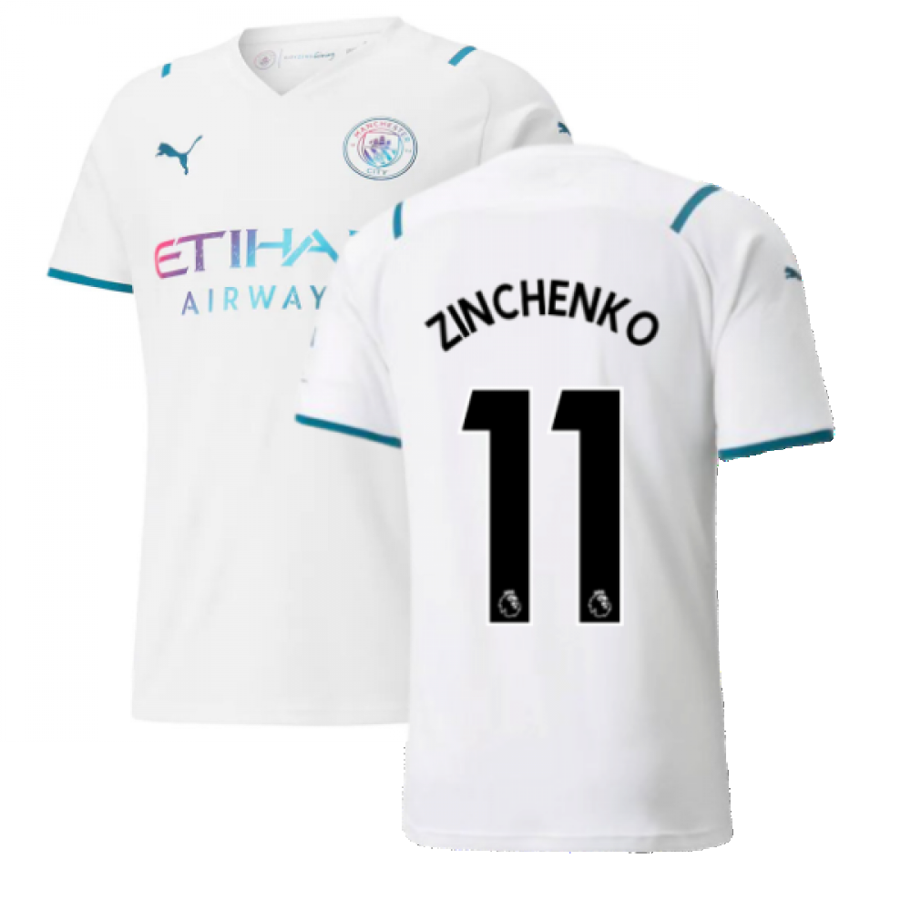 2021-2022 Man City Away Shirt (ZINCHENKO 11)
