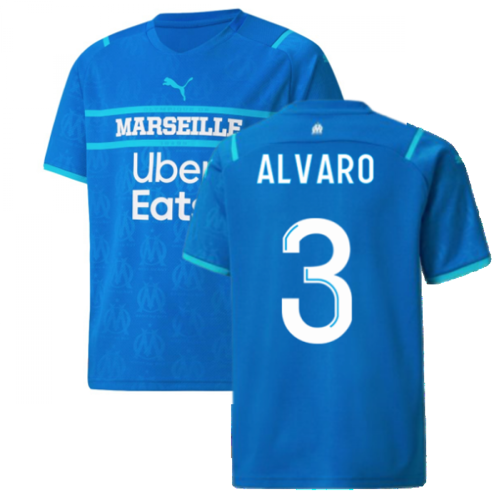 2021-2022 Marseille Third Shirt (Kids) (ALVARO 3)