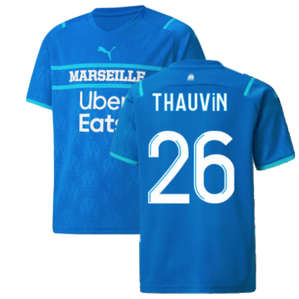 Marseille No26 Thauvin Third Soccer Club Jersey