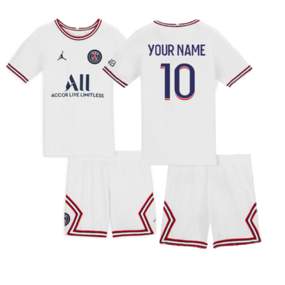 2021-2022 PSG Little Boys Fourth Kit (Your Name)