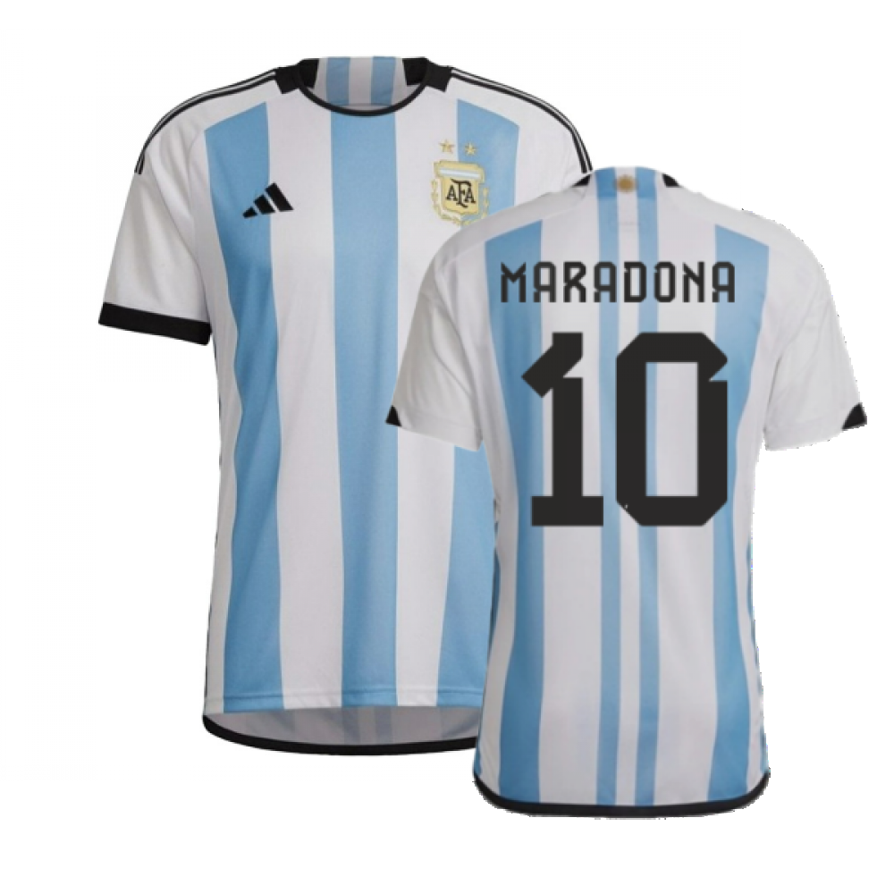 2022-2023 Argentina Home Shirt (MARADONA 10) [HF2158-251596] €217.80 Teamzo.com