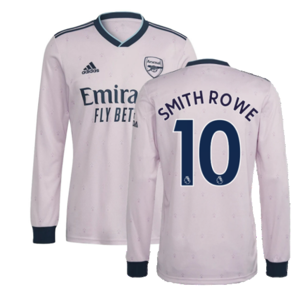 2022-2023 Arsenal Long Sleeve Third Shirt (SMITH ROWE 10)