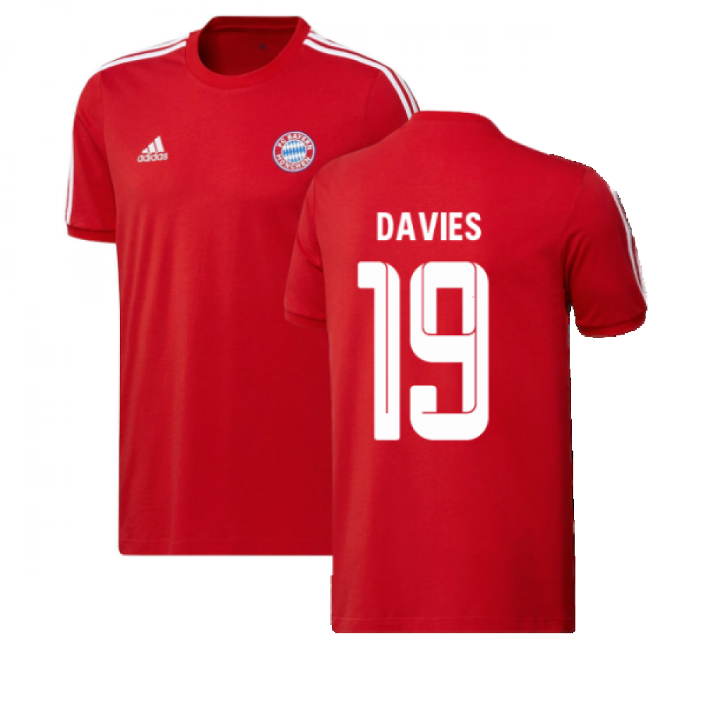 2022-2023 Bayern Munich 3S DNA Tee (Red) (DAVIES 19)