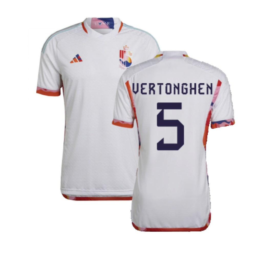 Jan Vertonghen Belgium authentic shirt
