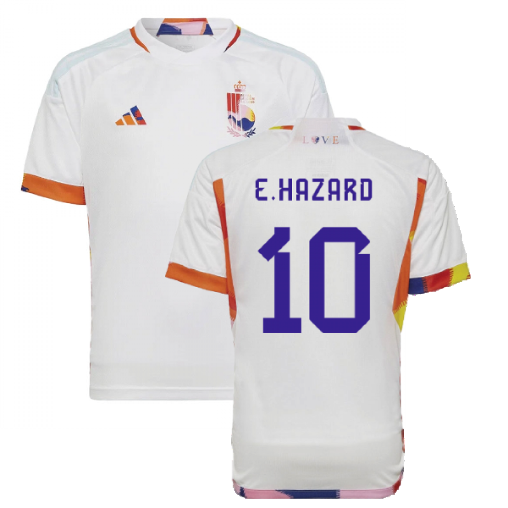 2022-2023 Belgium Away Shirt (Kids) (E.HAZARD 10)