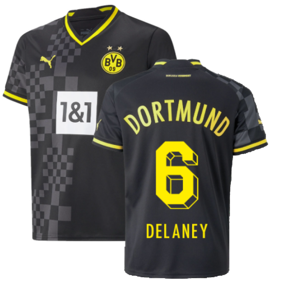 2022-2023 Borussia Dortmund Away Shirt (Kids) (DELANEY 6)