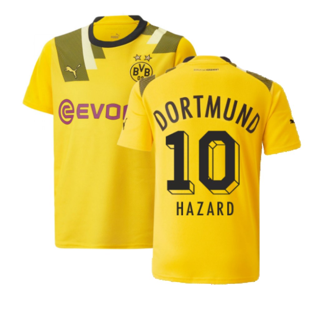 2022-2023 Borussia Dortmund CUP Shirt (Kids) (HAZARD 10)