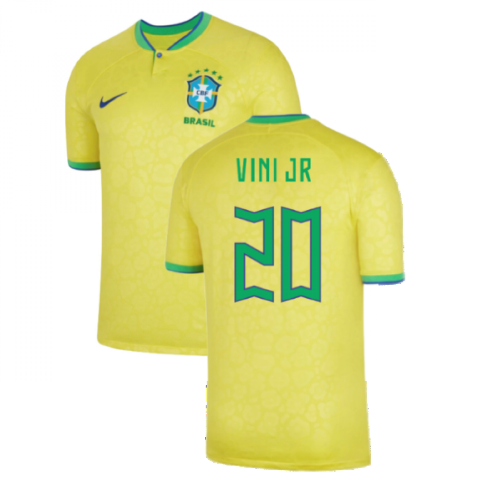 2022-2023 Brazil Home Shirt (VINI JR 20)