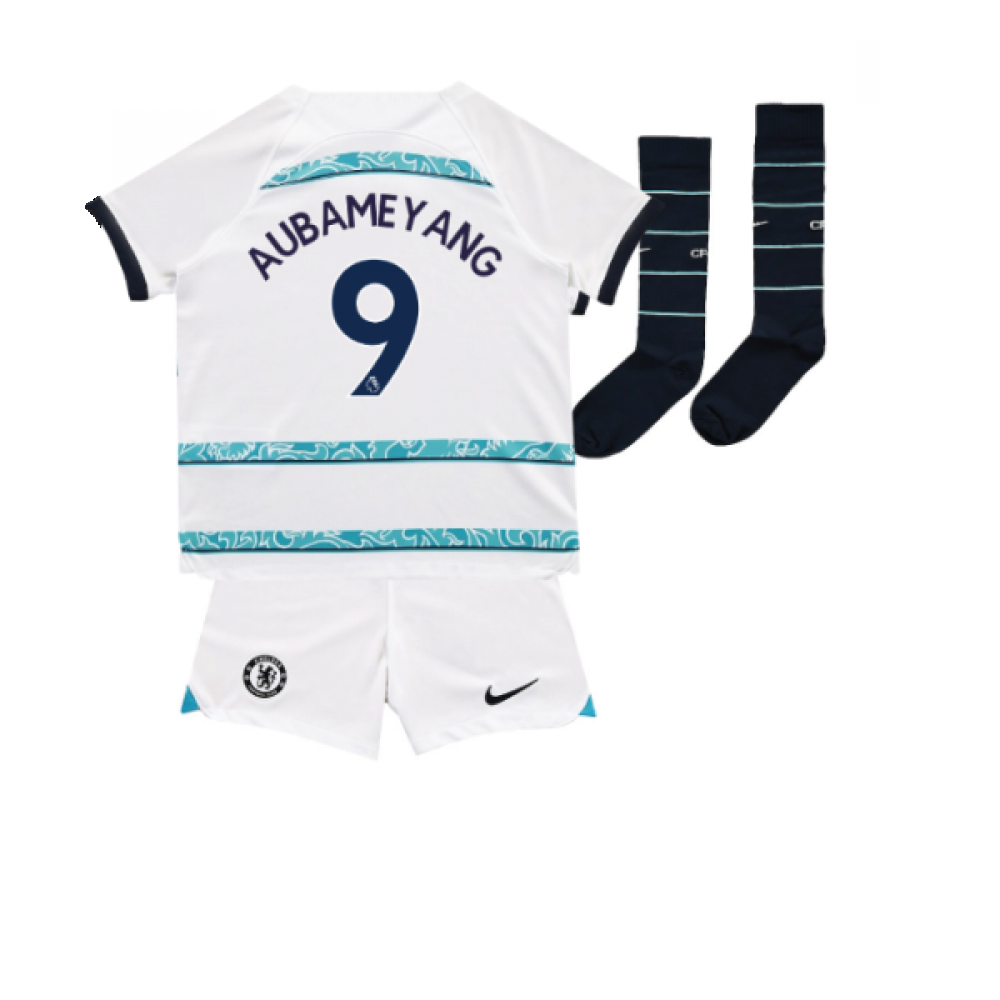 2022-2023 Chelsea Away Mini Kit (AUBAMEYANG 9)