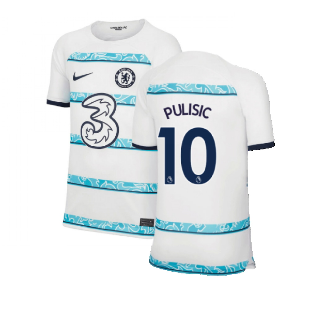 molecuul Keizer skelet 2022-2023 Chelsea Away Shirt (Kids) (PULISIC 10) [DJ7846-101-260761] -  $107.20 Teamzo.com