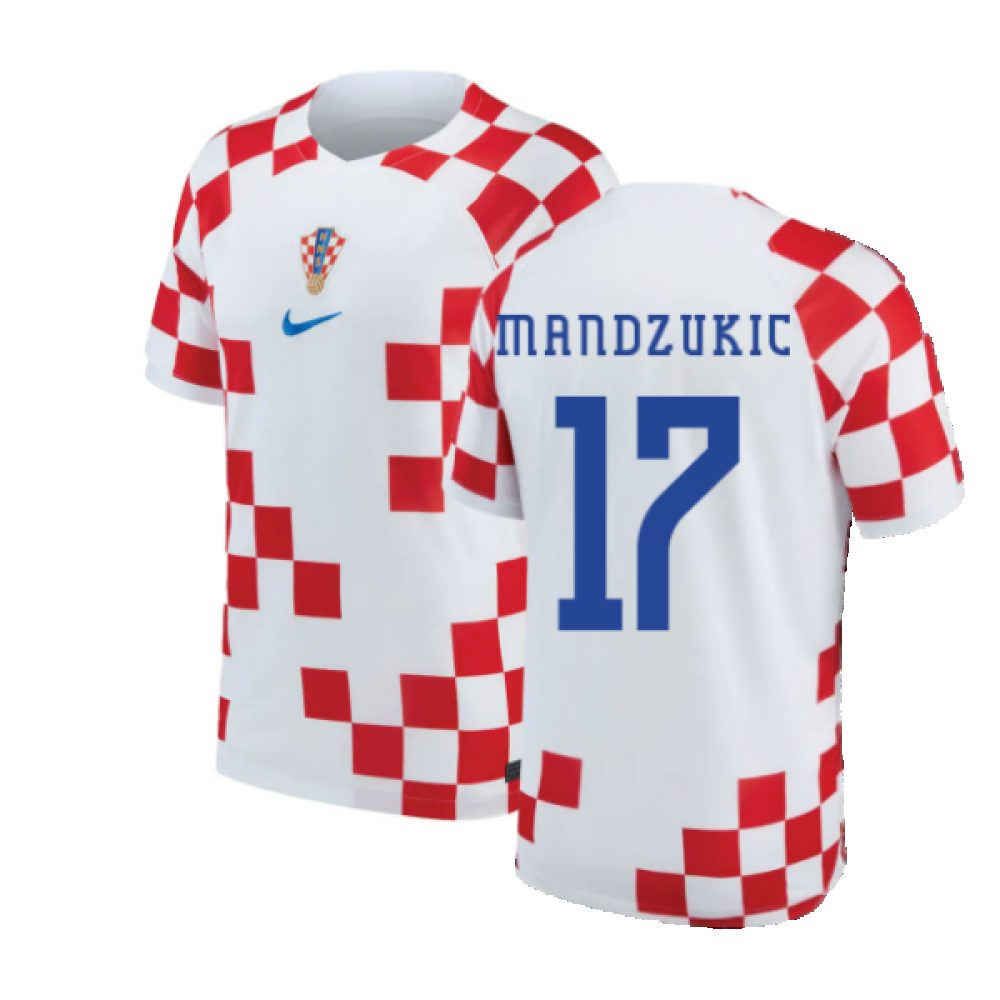 2022-2023 Croatia Home Shirt (MANDZUKIC 17)