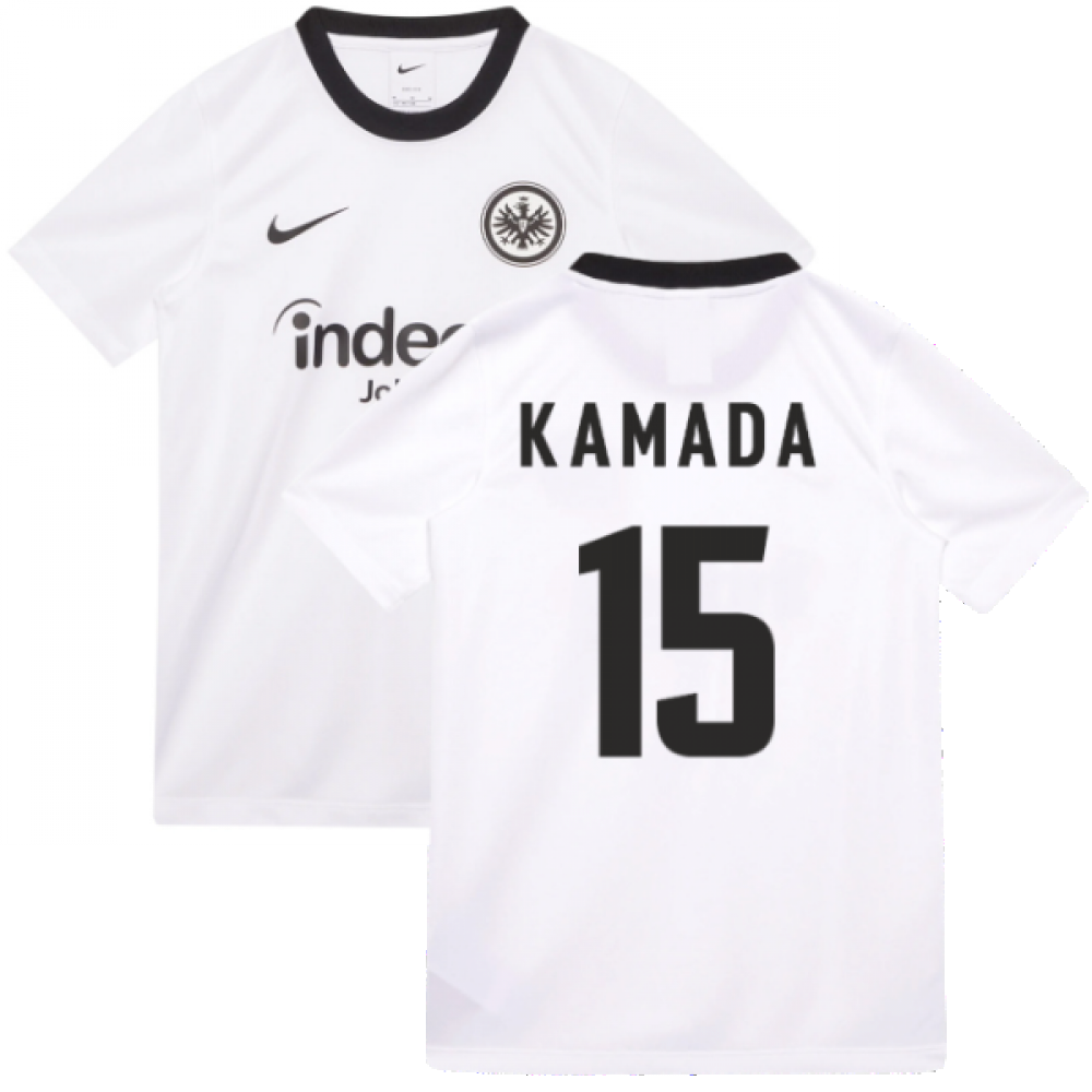 2022-2023 Eintracht Frankfurt Home Shirt (Kids) (KAMADA 15)