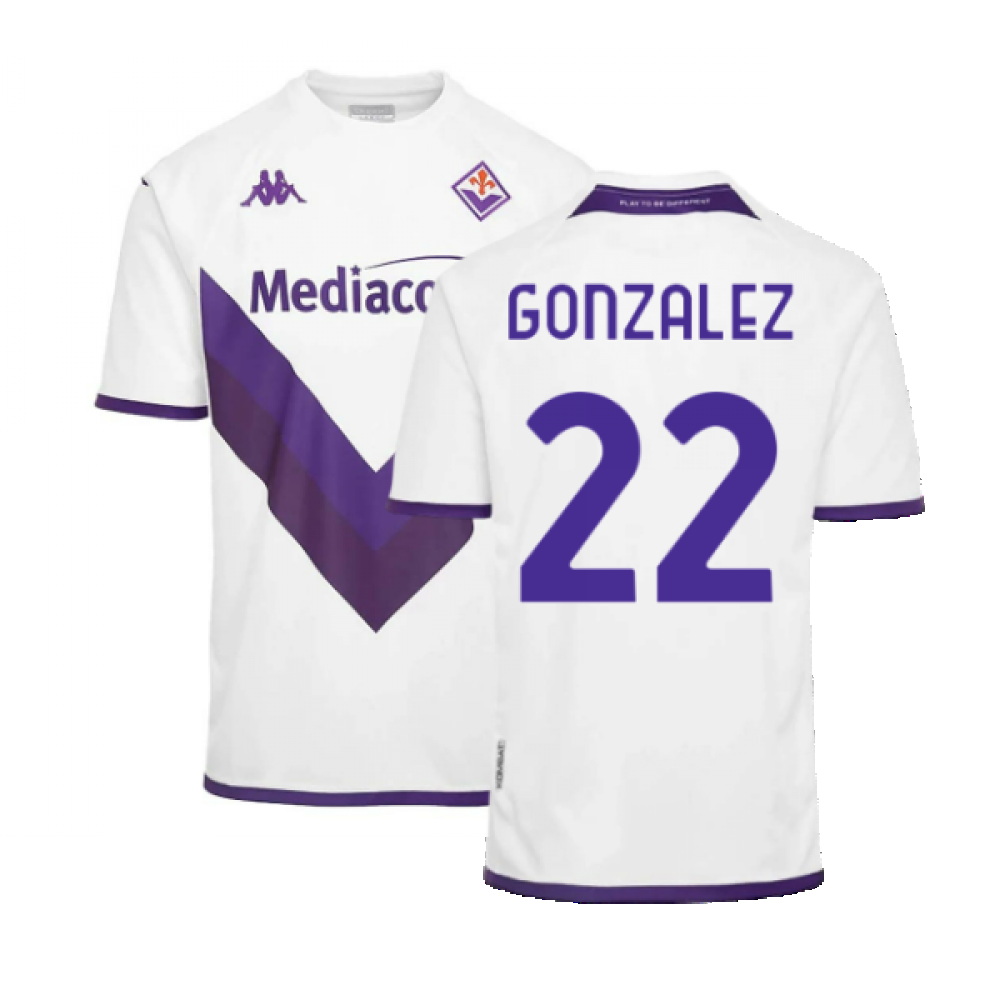 2022-2023 Fiorentina Away Shirt (GONZALEZ 22)