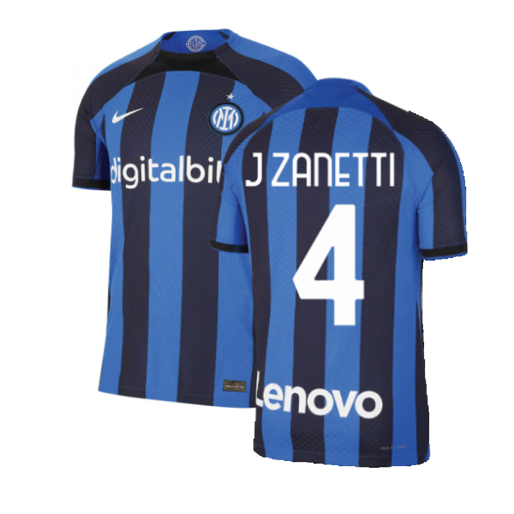 2022-2023 Inter Milan Home Jersey (J ZANETTI 4)