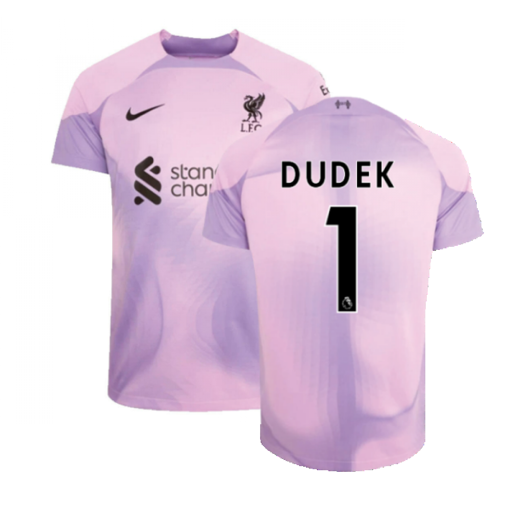 2022-2023 Liverpool Home Goalkeeper Shirt (Lilac) - Kids (Dudek 1)