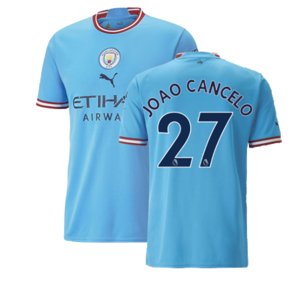 2022-2023 Man City Home Shirt (JOAO CANCELO 27)