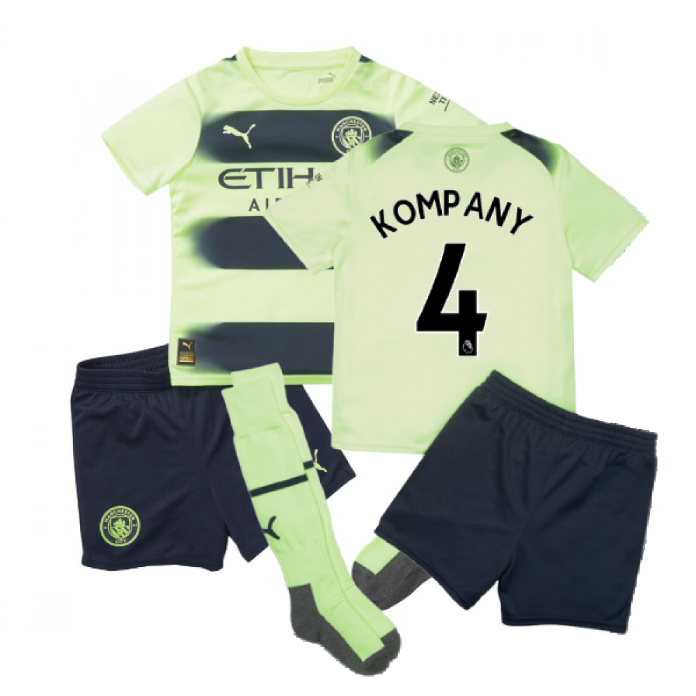 2022-2023 Man City Third Mini Kit (KOMPANY 4)