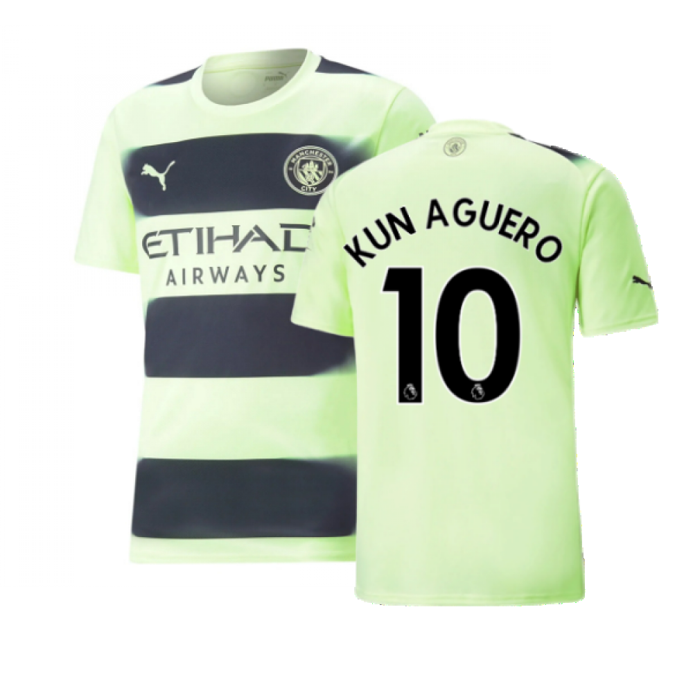 2022-2023 Man City Third Shirt (KUN AGUERO 10)