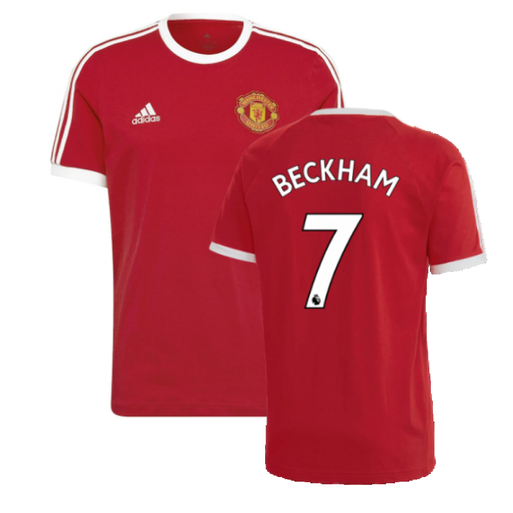 2022-2023 Man Utd 3S DNA Tee (Red) (BECKHAM 7)