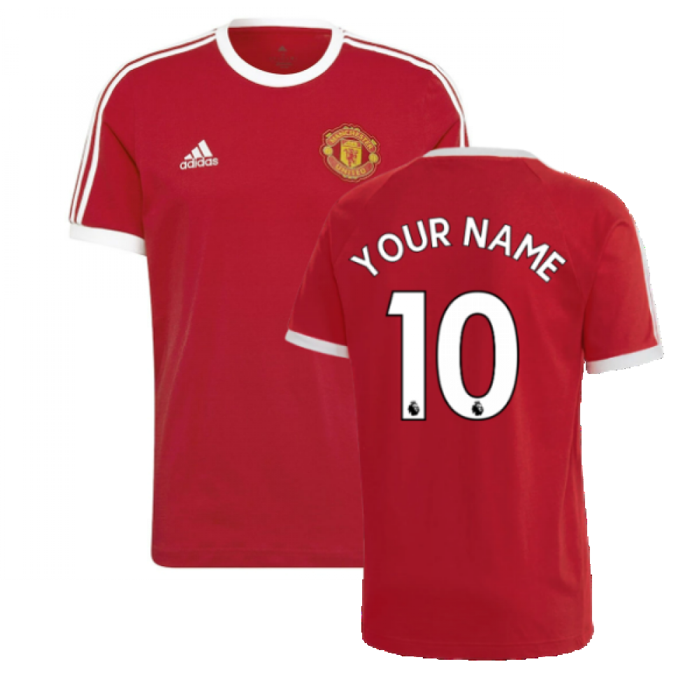 2022-2023 Man Utd 3S DNA Tee (Red) (Your Name)