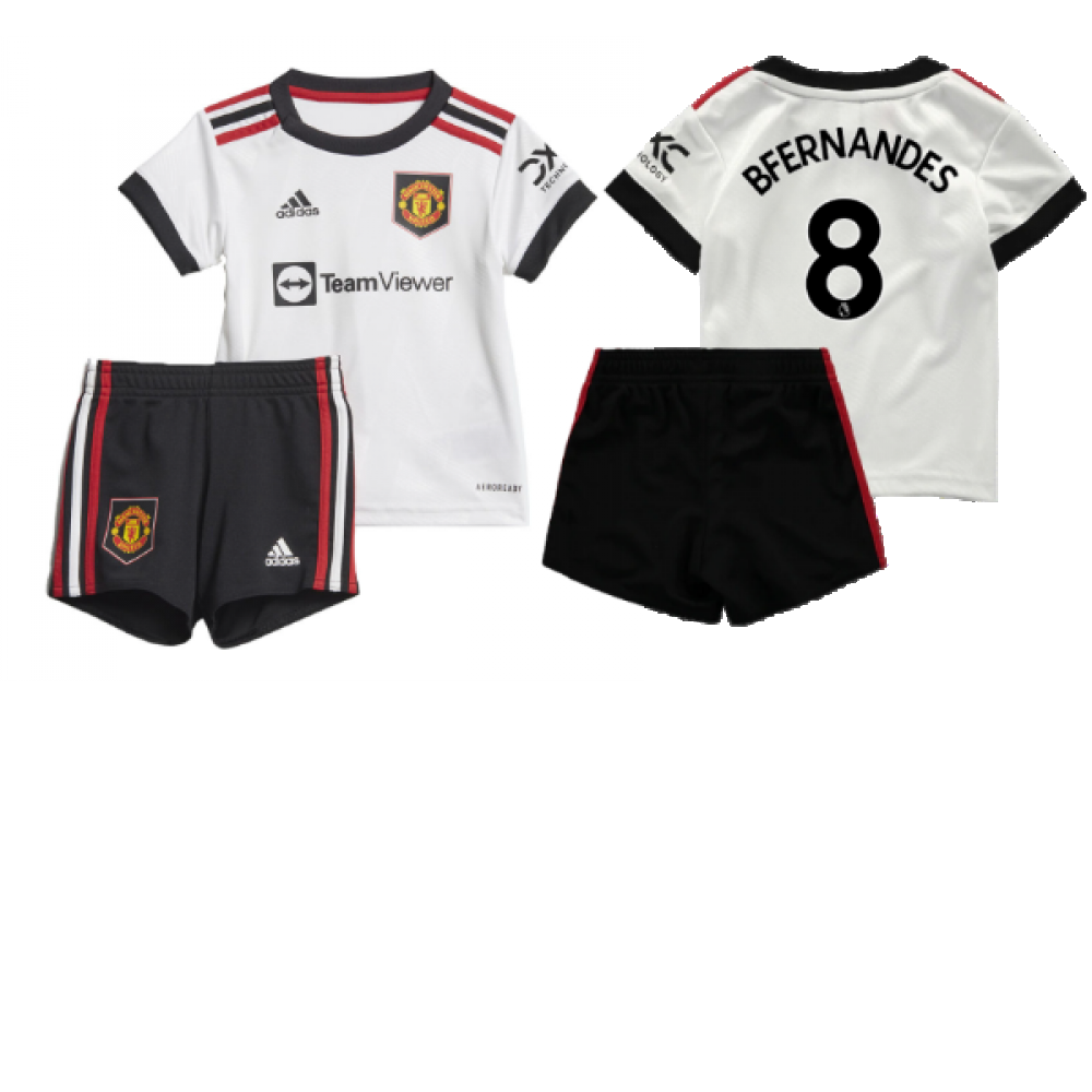 2022-2023 Man Utd Away Baby Kit (B.FERNANDES 8)