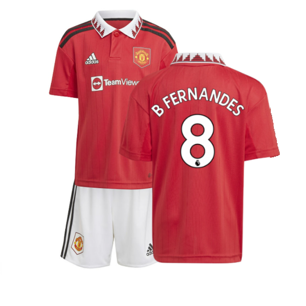 2022-2023 Man Utd Home Mini Kit (B FERNANDES 8)