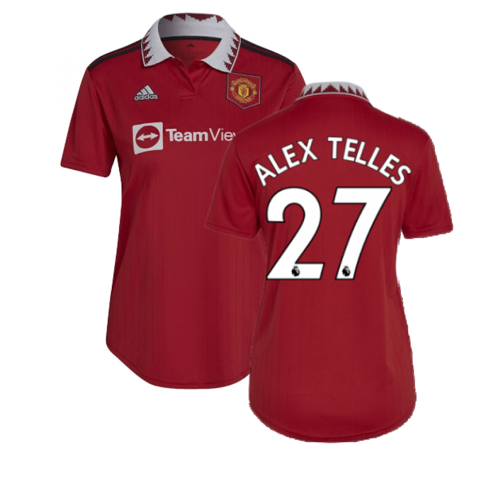 2022-2023 Man Utd Home Shirt (Ladies) (ALEX TELLES 27)