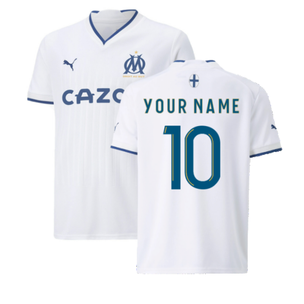 2022-2023 Marseille Home Shirt (Kids) (Your Name)