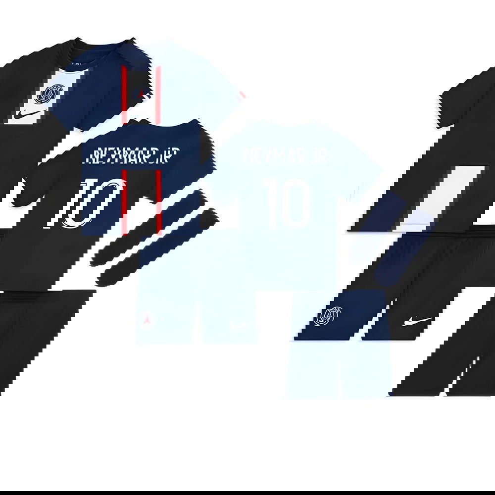 2022-2023 PSG Little Boys Home Kit (NEYMAR JR 10)