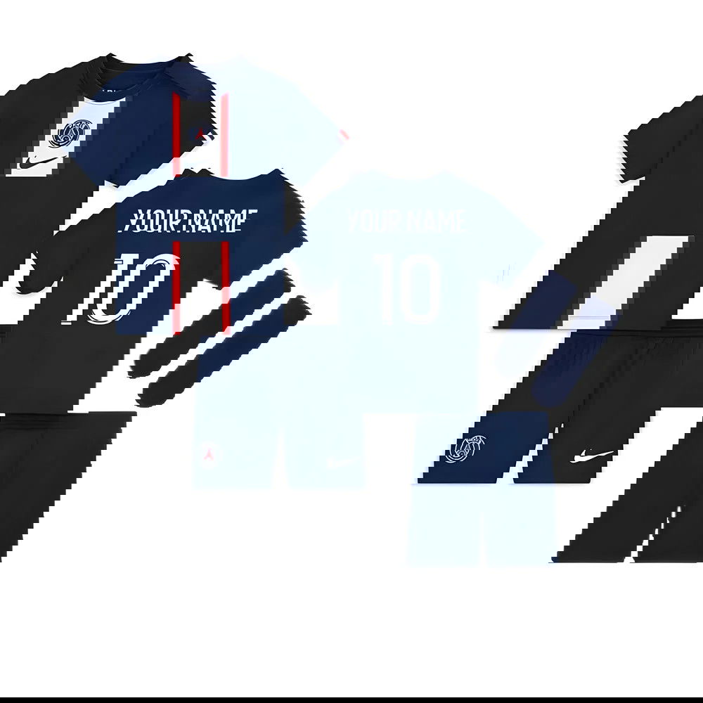 2022-2023 PSG Little Boys Home Kit (Your Name)
