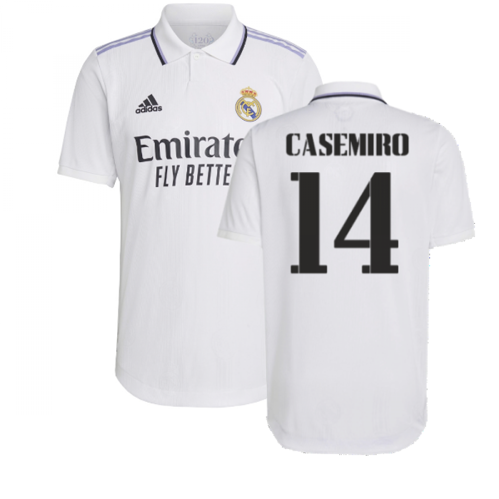 Plak opnieuw Zware vrachtwagen interferentie 2022-2023 Real Madrid Authentic Home Shirt (CASEMIRO 14) [HF0292-247652] -  €130.89 Teamzo.com