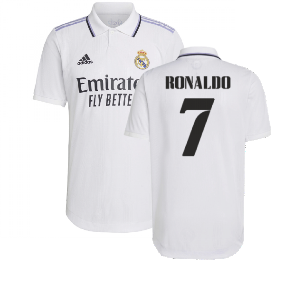 Betreffende Arab Klusjesman 2022-2023 Real Madrid Authentic Home Shirt (RONALDO 7) [HF0292-247657] -  $145.06 Teamzo.com