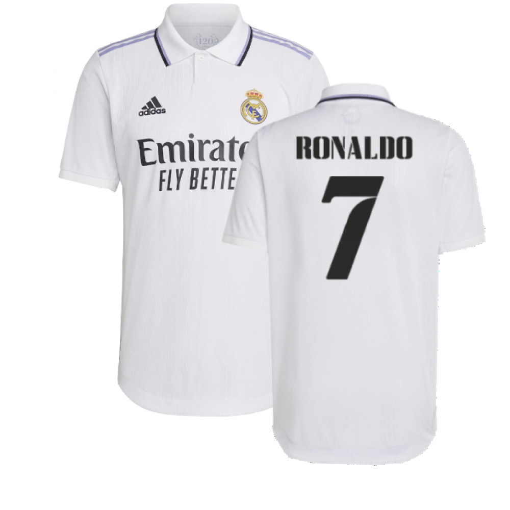 2022-2023 Real Authentic Home Shirt (RONALDO 7) [HF0292-247657] - $145.06