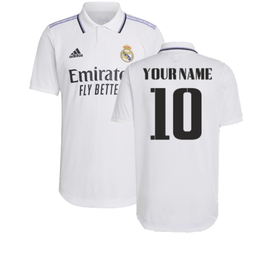 2022-2023 Real Madrid Authentic Home Shirt (Your Name)