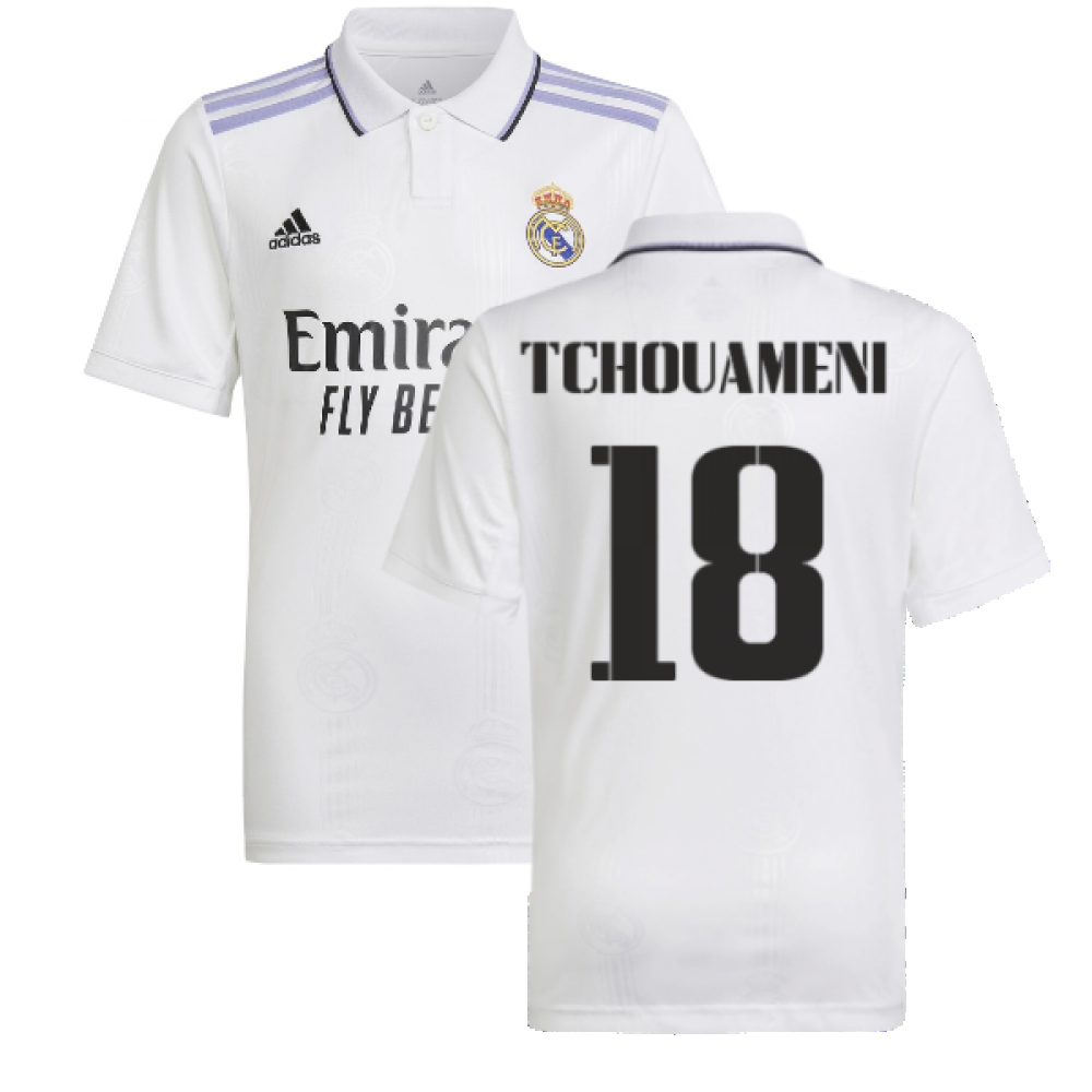 samenkomen oorsprong Verzorgen 2022-2023 Real Madrid Home Shirt (Kids) (TCHOUAMENI 18) [HA2654-247760] -  €103.01 Teamzo.com