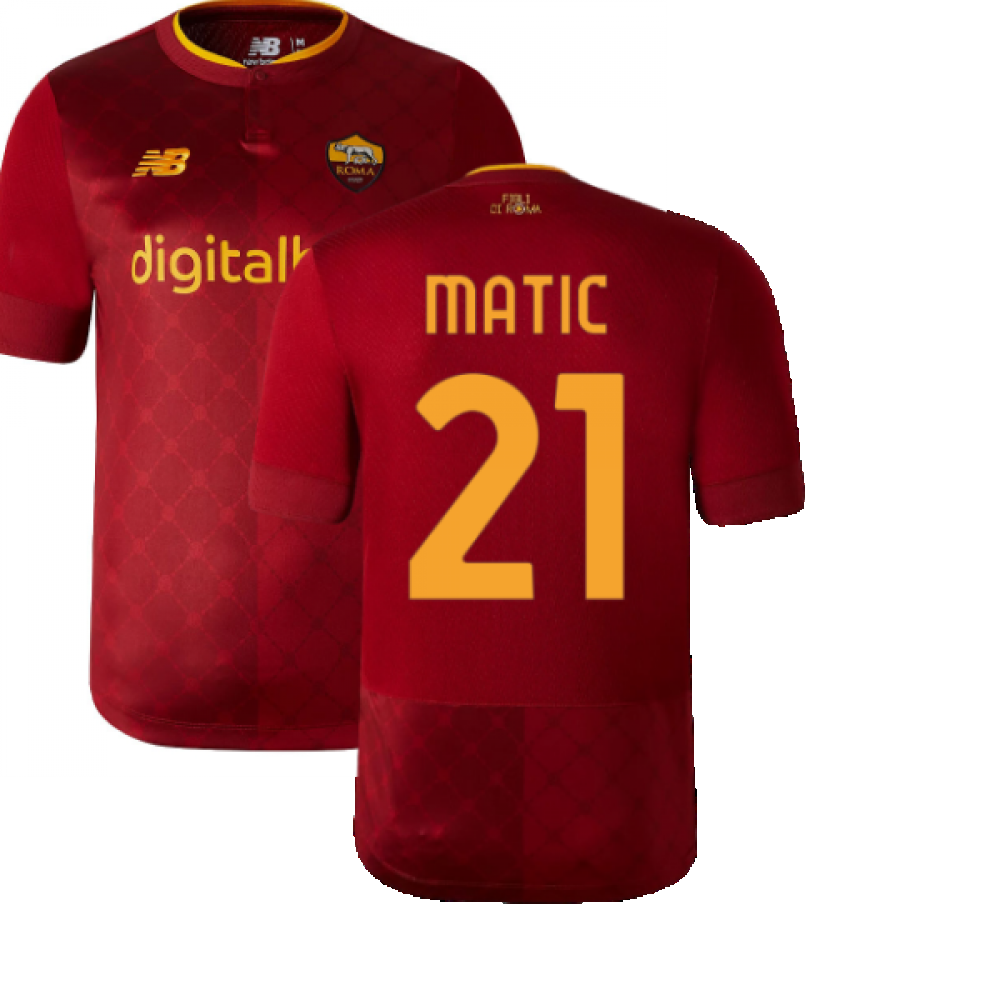 2022-2023 Roma Home Shirt (Kids) (MATIC 21)