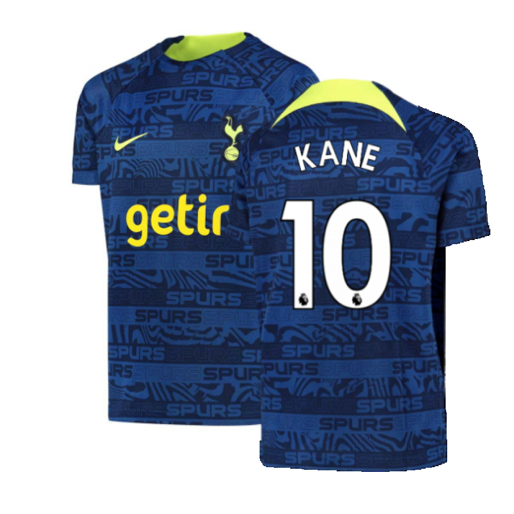 2022-2023 Tottenham Pre-Match Training Shirt (Indigo) (KANE 10)