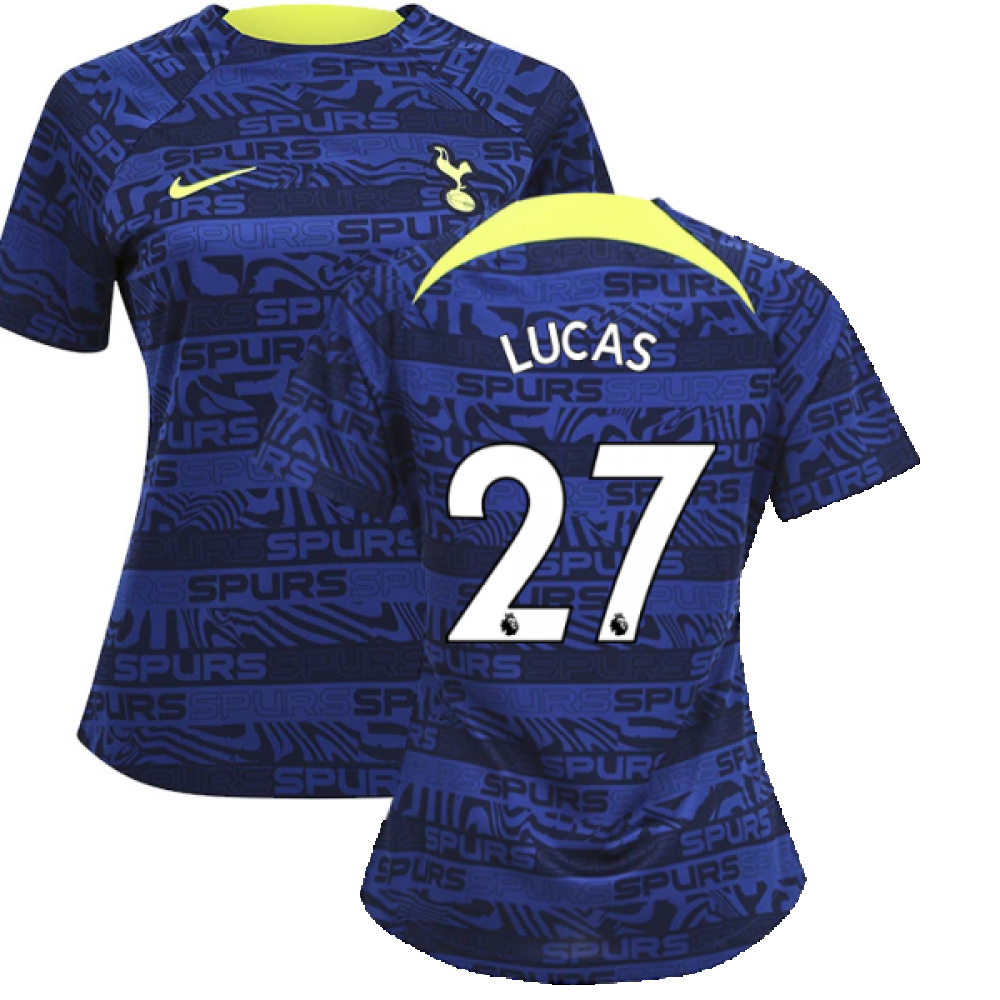 2022-2023 Tottenham Pre-Match Training Shirt (Indigo) - Ladies (LUCAS 27)