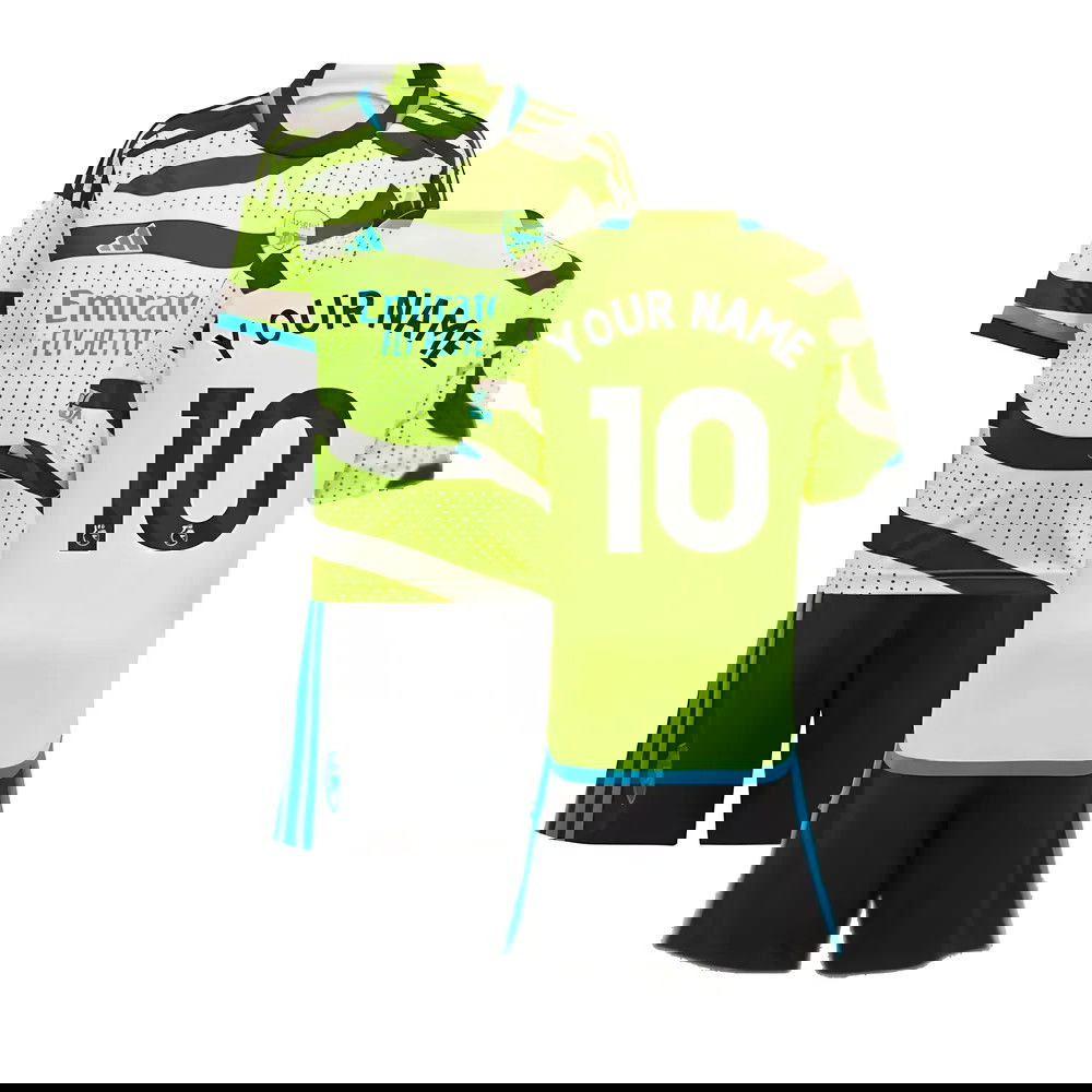 2023-2024 Arsenal Away Mini Kit (Your Name)