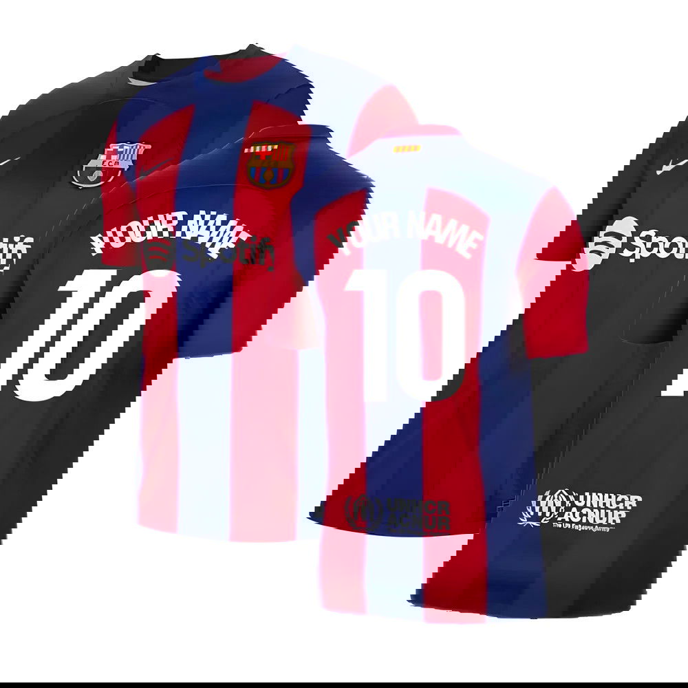 2023-2024 Barcelona Home Shirt (Your Name)