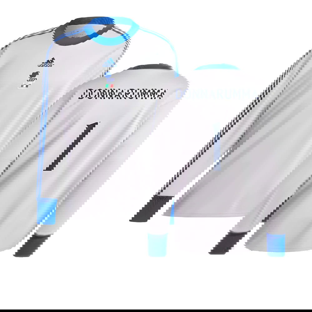 2023-2024 Italy Goalkeeper Icon Jersey (Grey) (Donnarumma 1)
