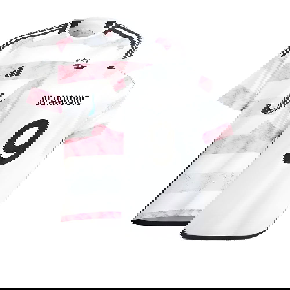 2023-2024 Juventus Away Shirt (Kids) (VLAHOVIC 9)